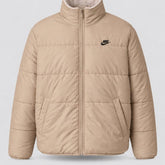 Z-Nike Hooded Puffer Jacket - Light Bone/Beige