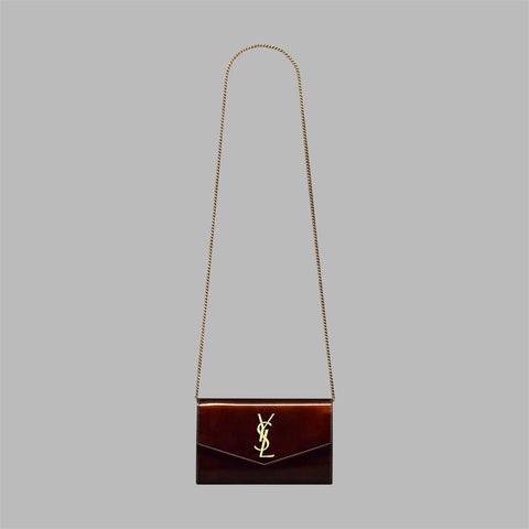 ‏Uptown Chain Bage In Patent Leather