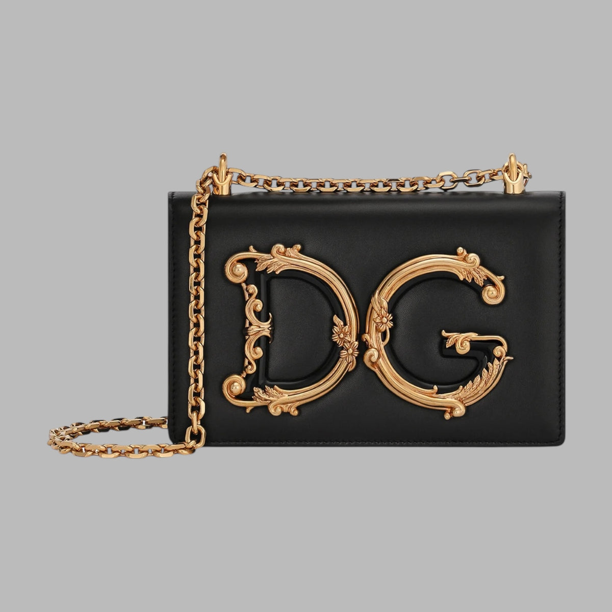 Nappa leather DG Girls shoulder bag
