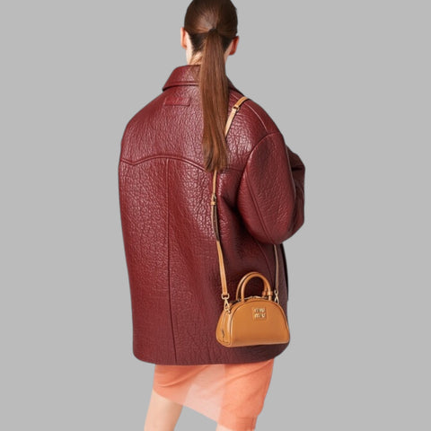 Miu Miu Leather top-handle bag