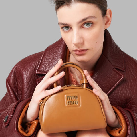 Miu Miu Leather top-handle bag