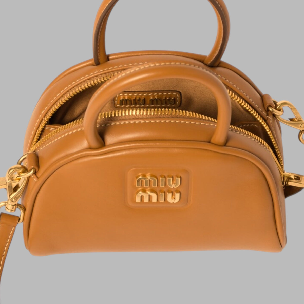 Miu Miu Leather top-handle bag