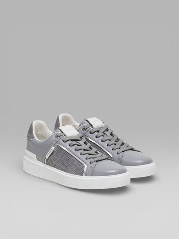 Balmain B-Court Low-Top Sneakers – Grey