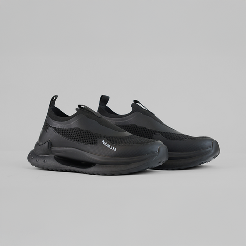 MONCLER Trailgrip Knit Slip-On Sneakers – Black