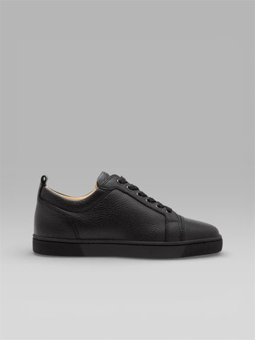 Christian Louboutin Louis Junior Suede Sneakers – Black