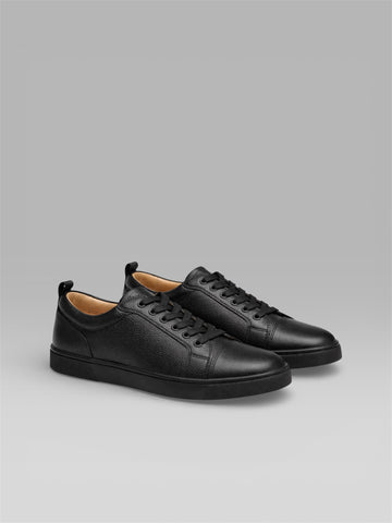 Christian Louboutin Louis Junior Suede Sneakers – Black