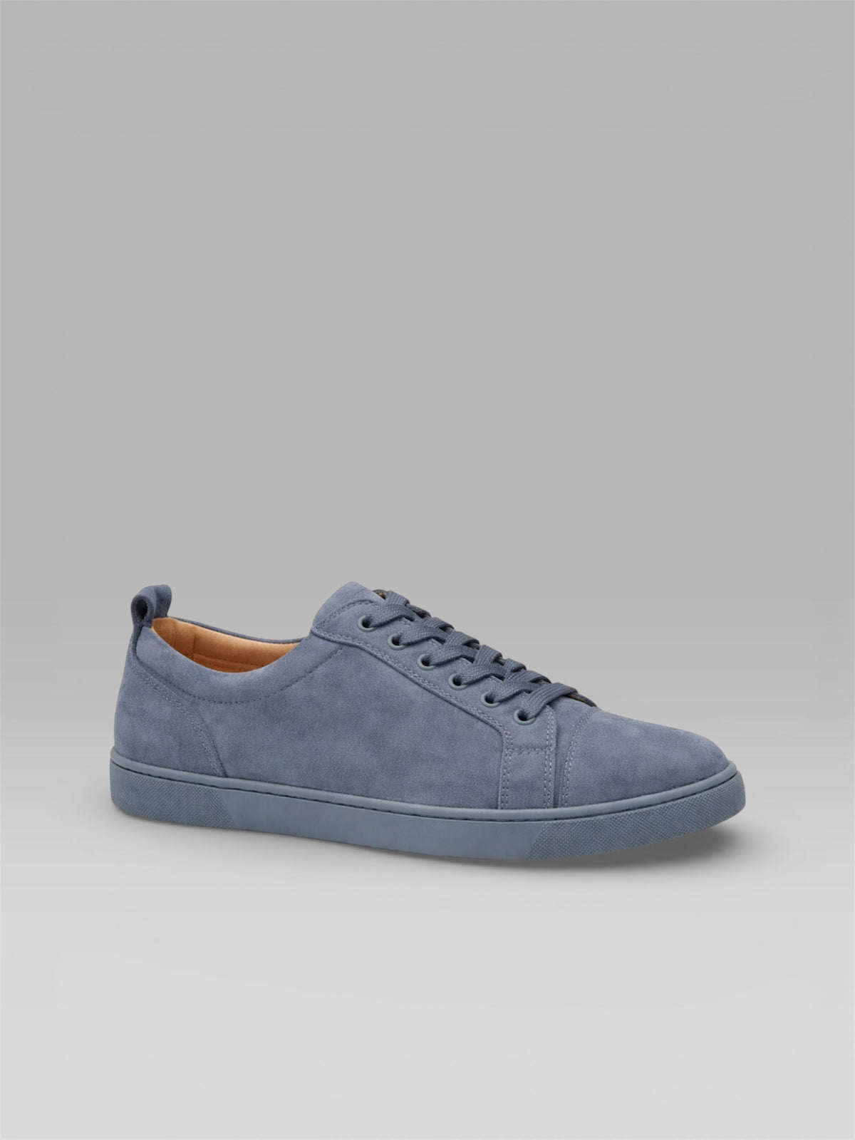 Christian Louboutin Louis Junior Suede Sneakers – Gray