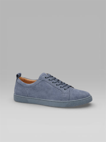 Christian Louboutin Louis Junior Suede Sneakers – Gray