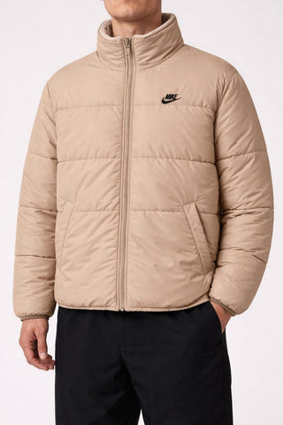 Z-Nike Hooded Puffer Jacket - Light Bone/Beige