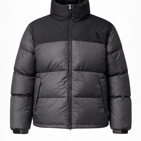 Y-The North Face 1996 Retro Nuptse Jacket - Dark Grey Heather/Black